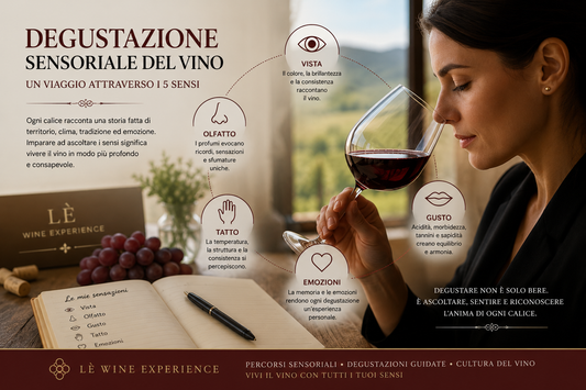 Degustazione sensoriale vino: guida ai 5 sensi nel calice