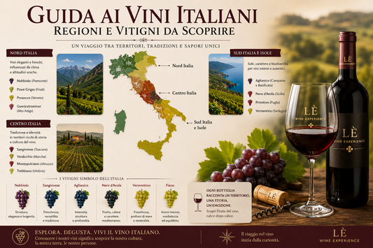Guida ai vini italiani: regioni e vitigni da scoprire