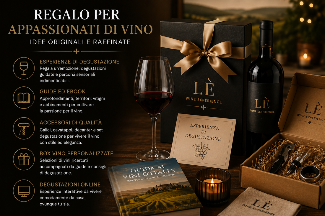 Regalo per appassionati vino: idee originali e raffinate