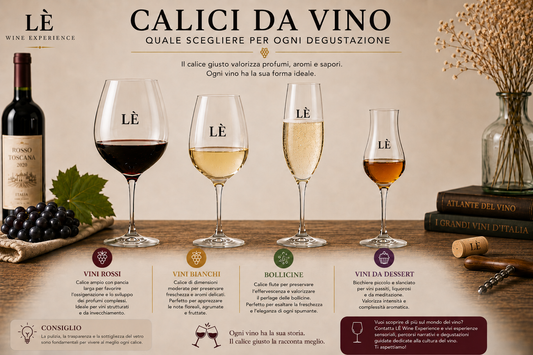 Calici da vino: quale usare per ogni degustazione