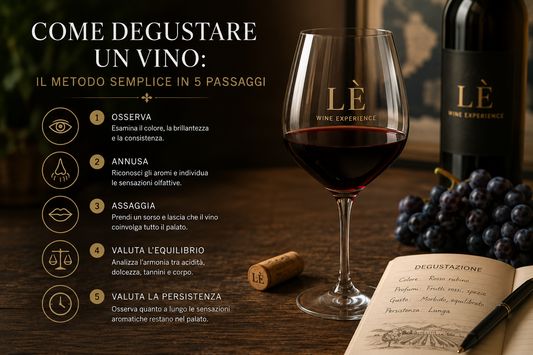 Come degustare un vino: il metodo semplice in 5 passaggi