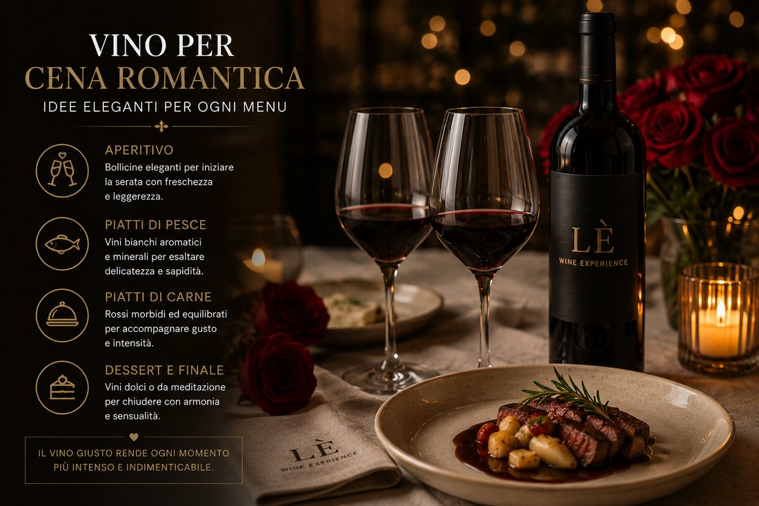 Vino per cena romantica: idee eleganti per ogni menu