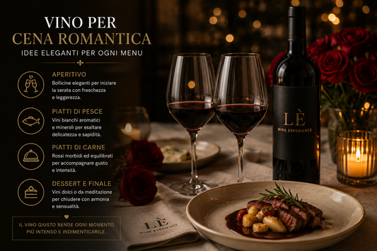 Vino per cena romantica: idee eleganti per ogni menu