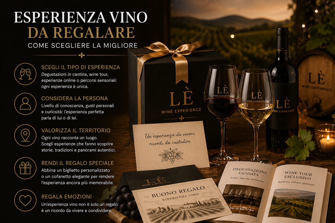Esperienza vino da regalare: come scegliere la migliore