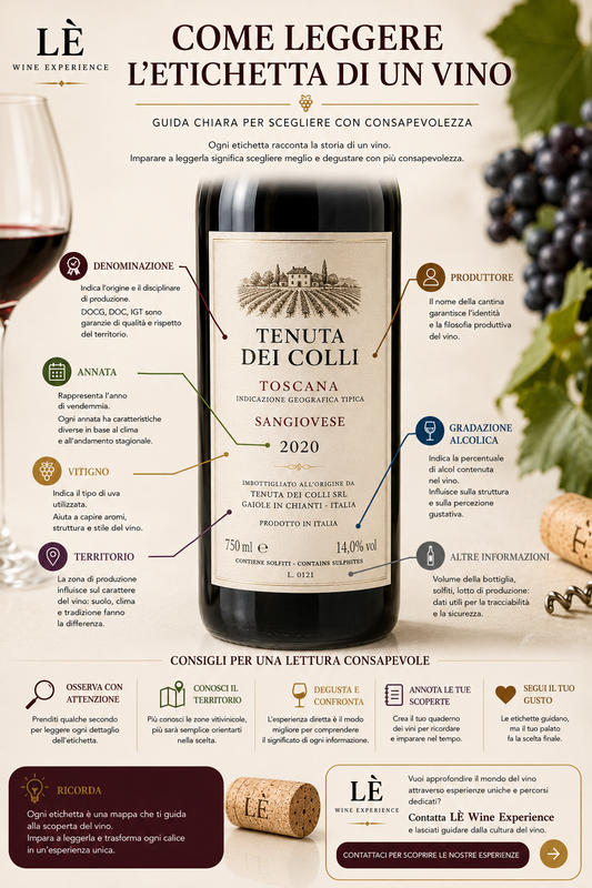 Come leggere etichetta vino: guida chiara per scegliere