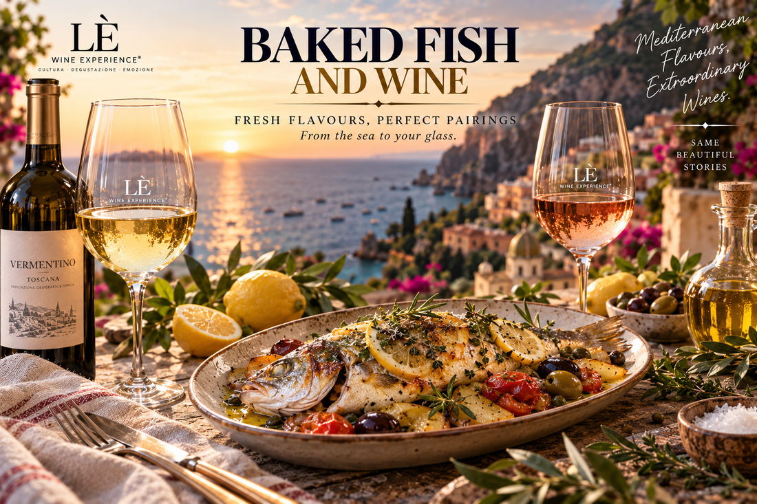 Wine with Baked Fish: Whites, Rosés and Sparkling Wines